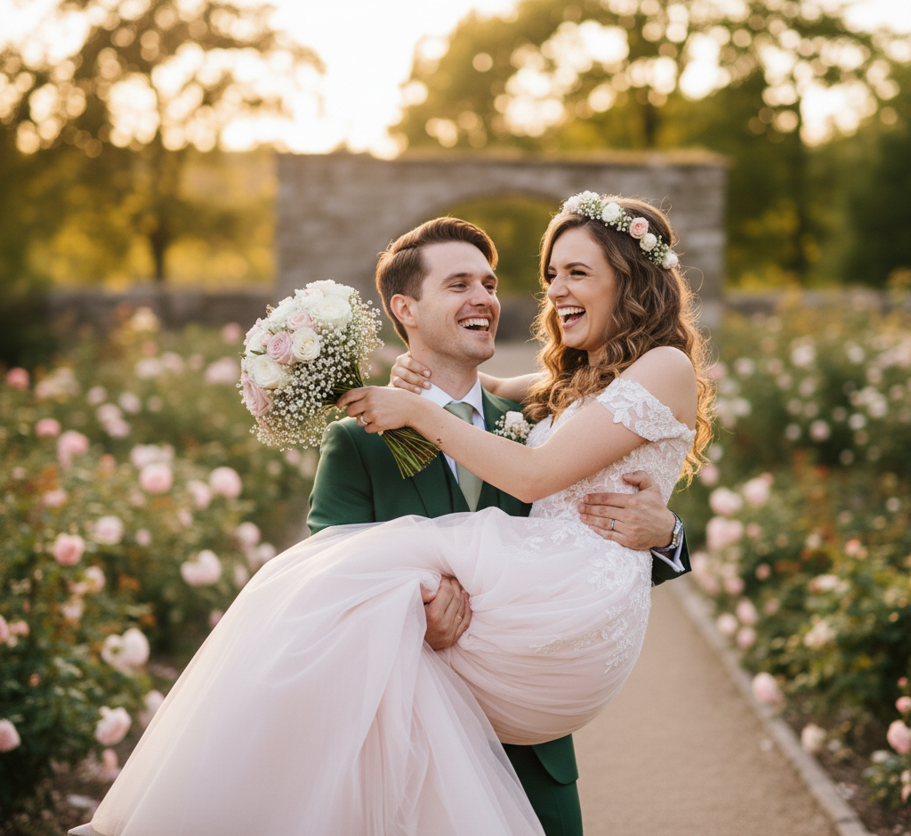 Photo de couple de mariage